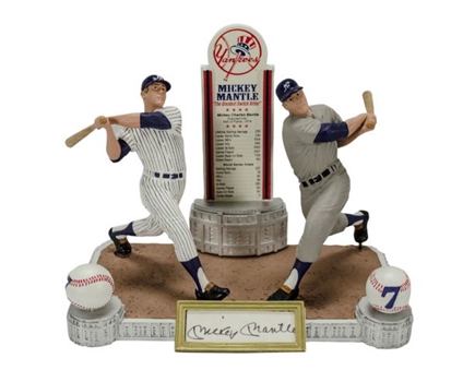 Mickey Mantle Autographed Switch-Hitter Limited Edition Figurine